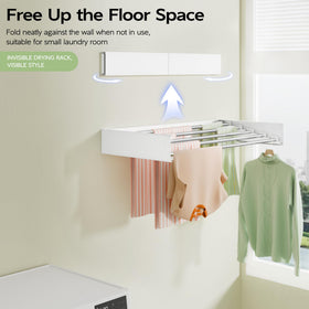 Vikaqi foldable wall mount with installation template for easy setup