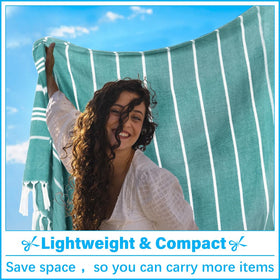 Vikumond quick-dry towel dries quickly after swimming, for convenience on the go