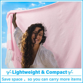 Vikumond sand-free fabric keeps sand at bay for cleaner beach outings