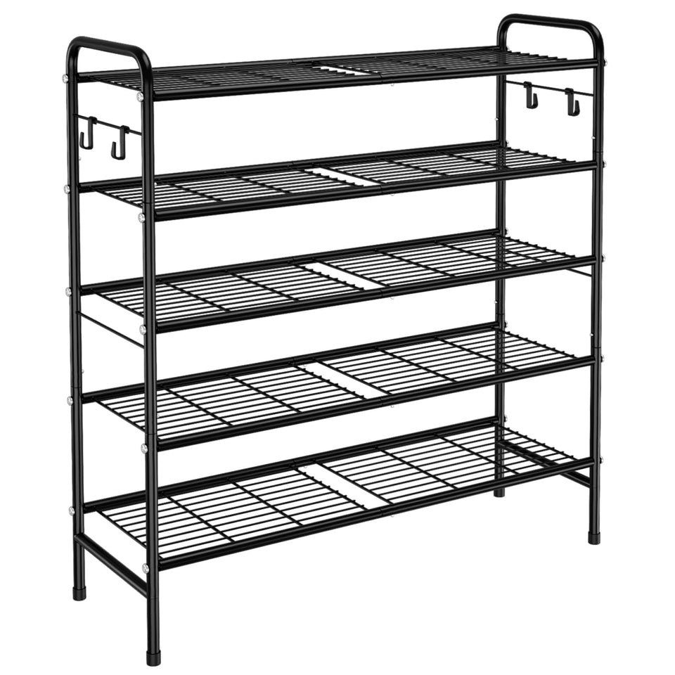 VILICK 5-Tier Shoe Rack front view for organized entryways