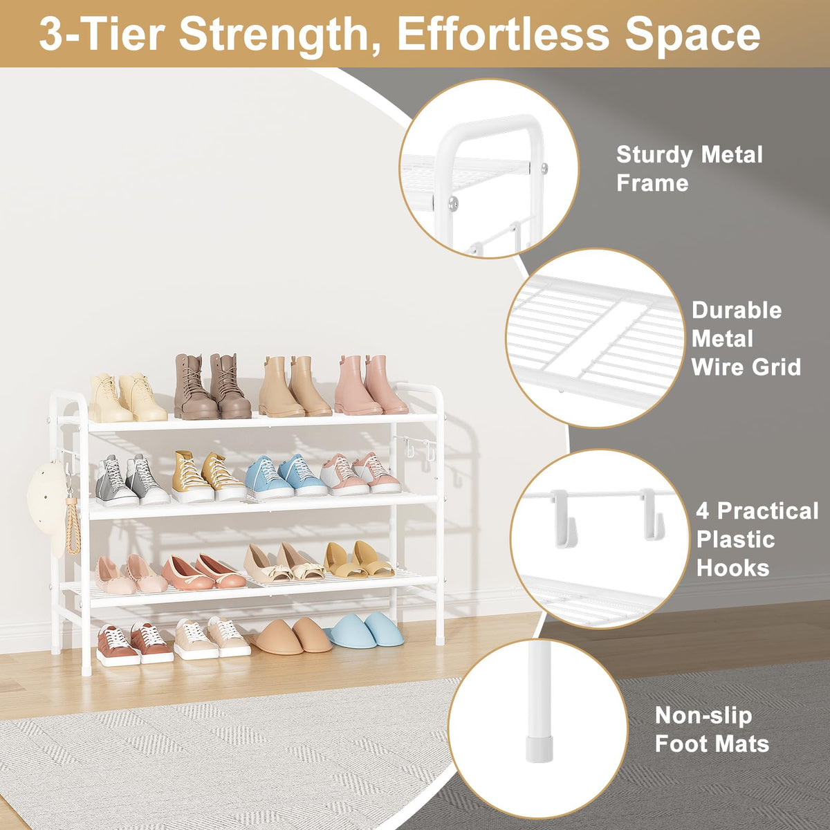 VILICK bottom storage area for flats and slippers