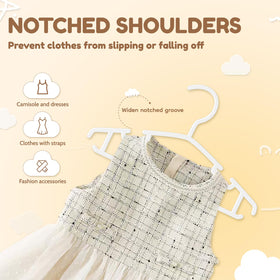 VILICK durable baby clothes hanger made of PP plastic for long-lasting use.