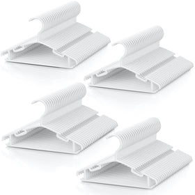 VILICK kids plastic hangers pack, 100-count, organized closet solution for toddlers.