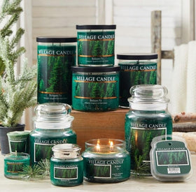 Village Candle dual-wick technology for cleaner burn and even scent