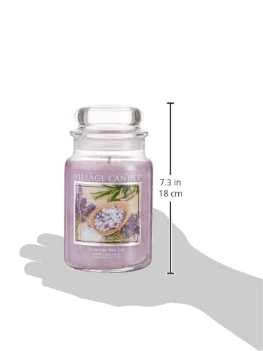 Village Candle dual-wick close-up for even burn and stronger fragrance