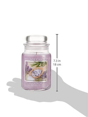 Village Candle dual-wick close-up for even burn and stronger fragrance