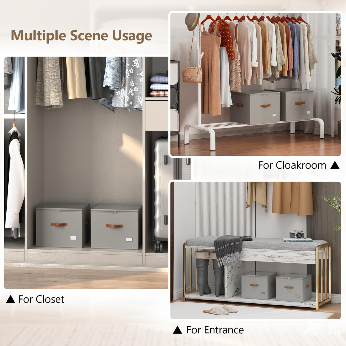 Vincona compact vertical storage fits in closets, dorms, bedrooms