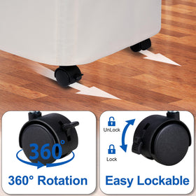 Vincona laundry hamper handle being used to carry a full load