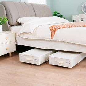 Vincona dustproof lid protects blankets and clothes from dust and humidity.