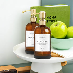 Vine Creations 16 oz capacity suits kitchen or bathroom refills.