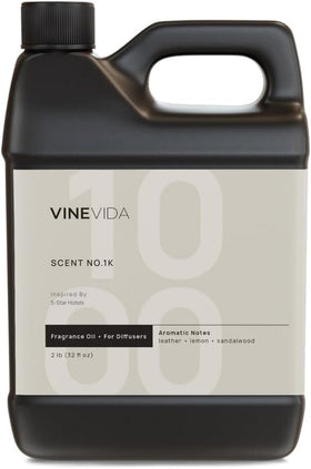 VINEVIDA No. 1000 diffuser oil bottle (32 oz) exudes premium aroma for home spaces.
