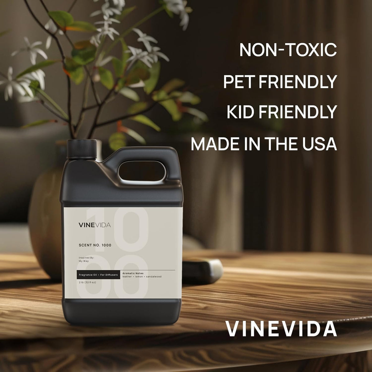 VINEVIDA No. 1000 packaging box emphasizing premium presentation and safety.
