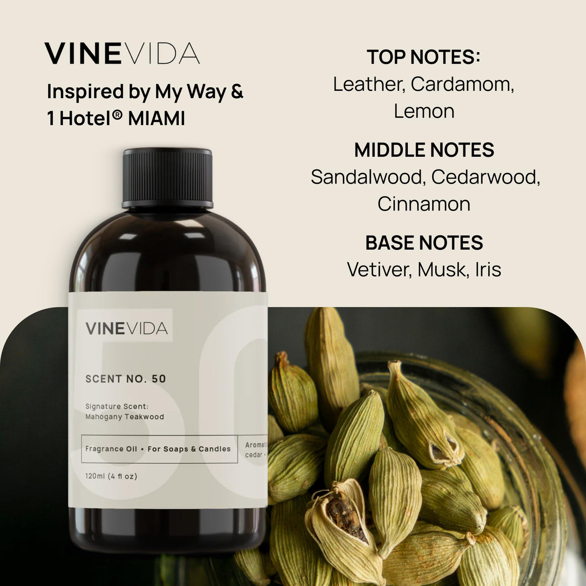 VINEVIDA No.1000 label detail highlights premium, phthalate-free formulation.