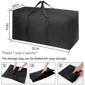 Vioetry extra-large bag 31x18x10 ready for bulky clothing and bedding