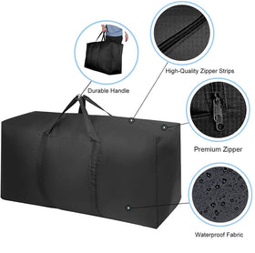Vioetry bag folded flat for compact storage after moving