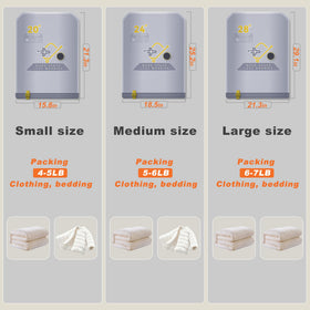 Viokei large bags fit bulky coats and blankets for trips.