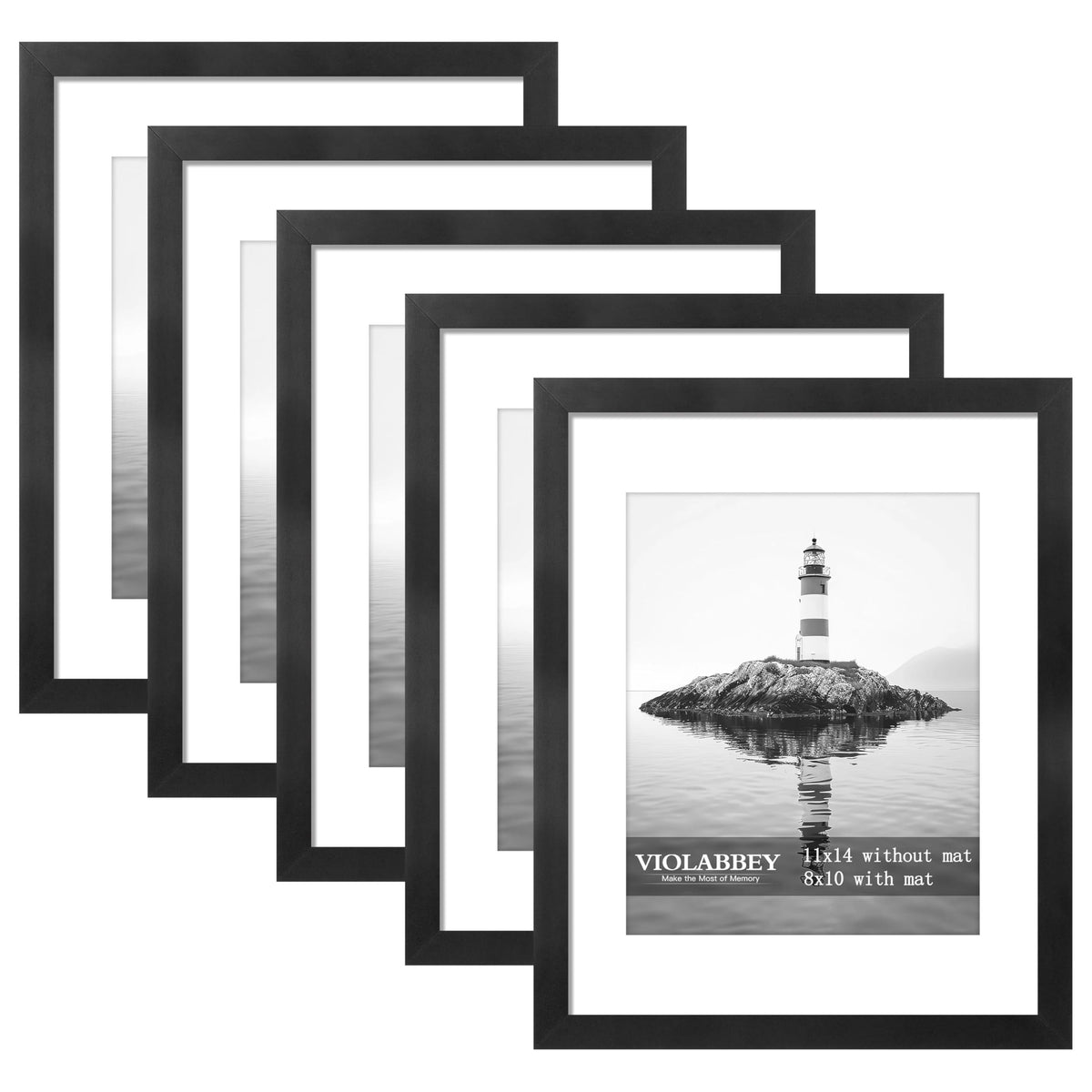 VIOLABBEY 11x14 frame set front view for a clean gallery wall