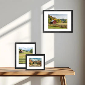 VIOLABBEY 11x14 frame set with mat option for photo versatility