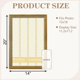 VIOLABBEY frame close detail shows decorative trim for elegant display.