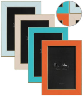 VIOLABBEY 5x7 frame set in blue tones highlights modern decor.