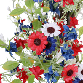 Grapevine base provides sturdy structure for VioletEverGarden wreath
