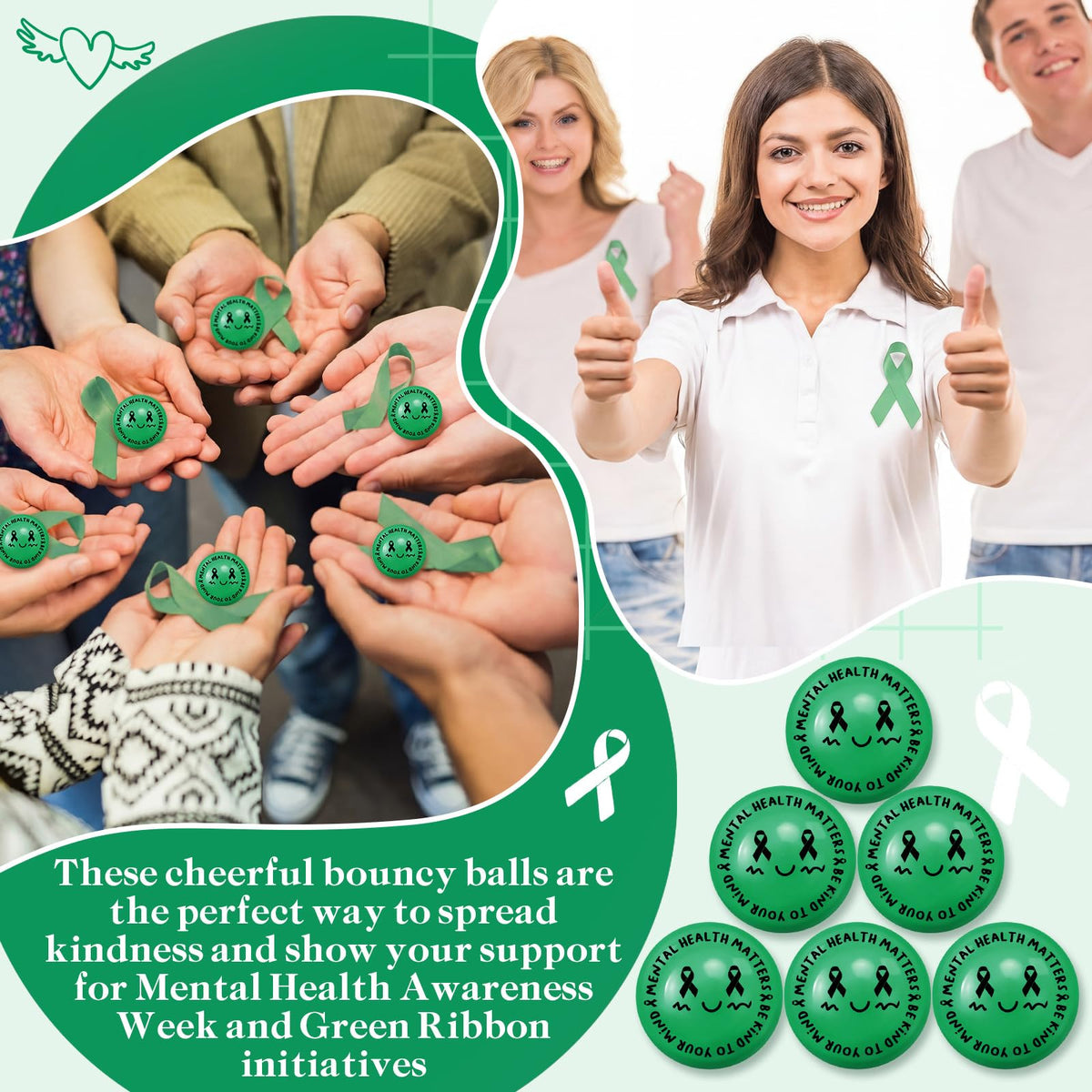 VioraWhite ball with green ribbon design suitable for classroom activities.