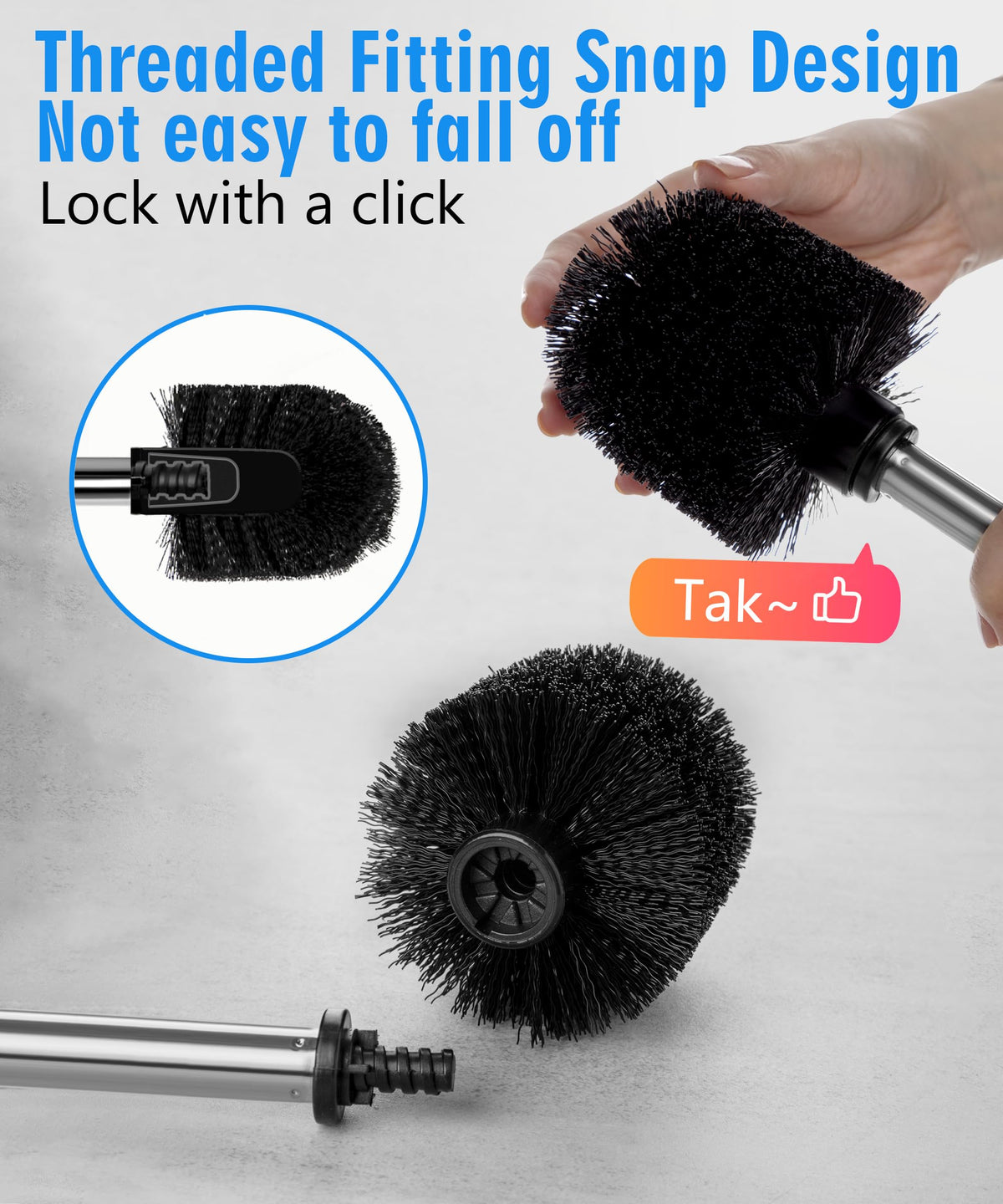 Viosuniu nylon bristle brush for effective cleaning with care