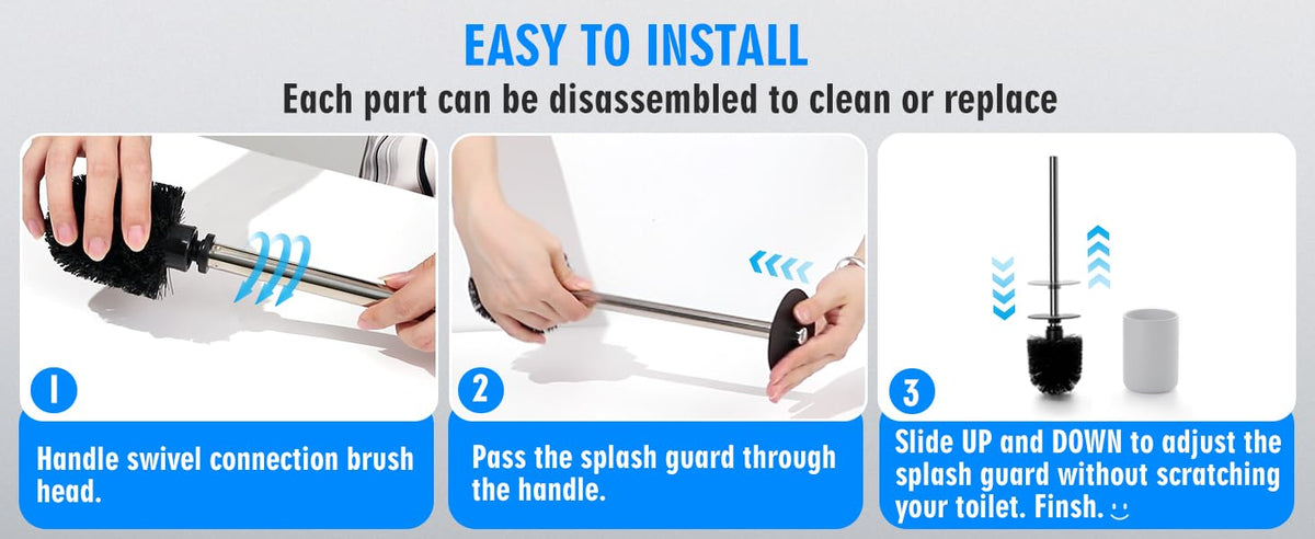 Viosuniu snap-design connection showing secure brush head