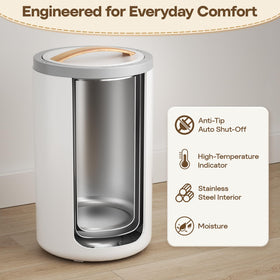 VIPBATH 20L towel warmer with towels drying evenly after use