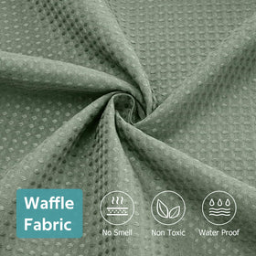 Vipfree 3-in-1 set displayed with curtain, liner, and hooks