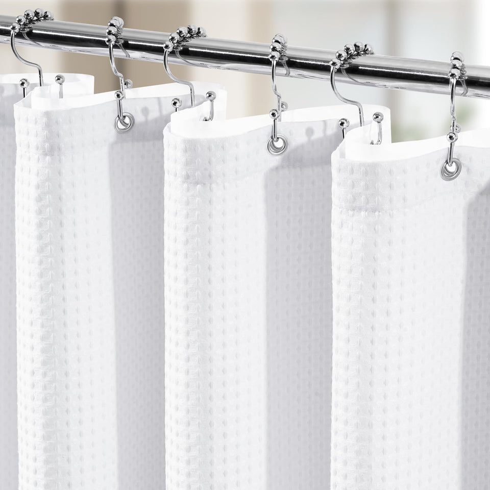 Vipfree 3 in 1 shower curtain set ready for installation and upgrade your bathroom routine