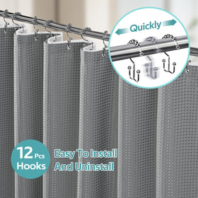Vipfree PEVA liner with magnets stays securely in place to reduce splashes
