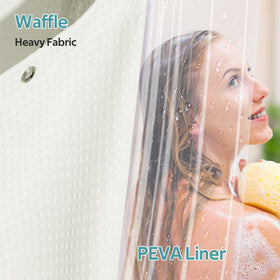 Vipfree 12 double-sided hooks securing curtain to rod