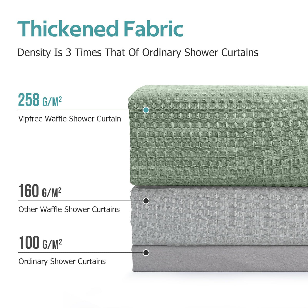 Vipfree privacy-weighted-hem detail for steady drape