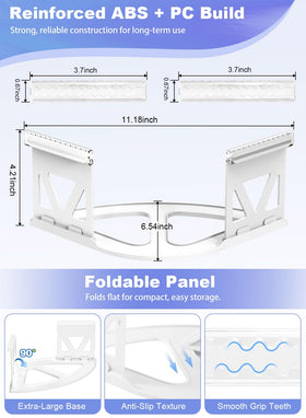Visatai durable ABS+PC construction resists wear for lasting performance