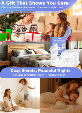 Visatai bed sheet holders are easy to install with a simple 90° fold