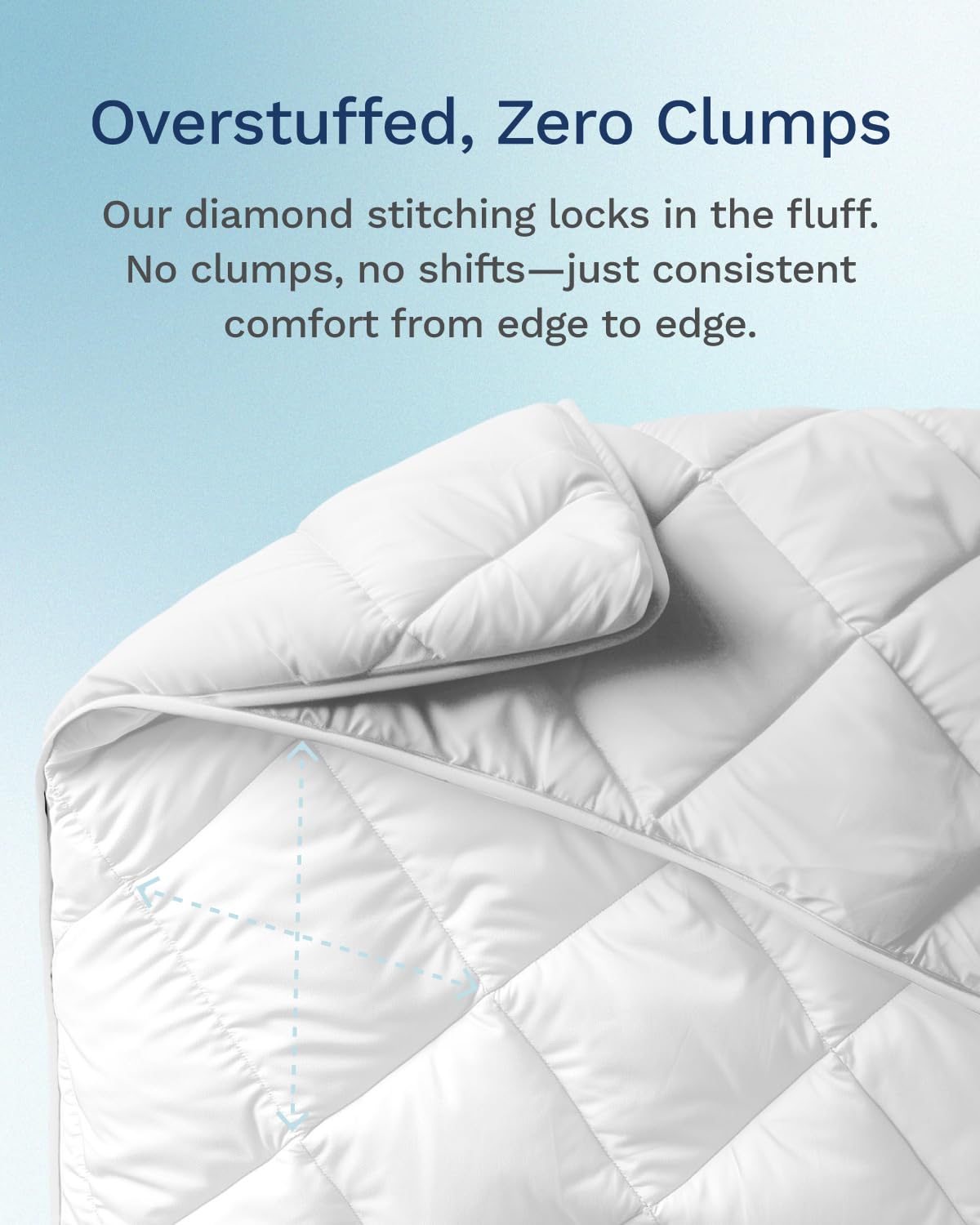 ViscoSoft machine-washable duvet insert for easy home care
