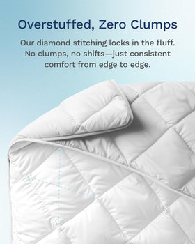 ViscoSoft machine-washable duvet insert for easy home care