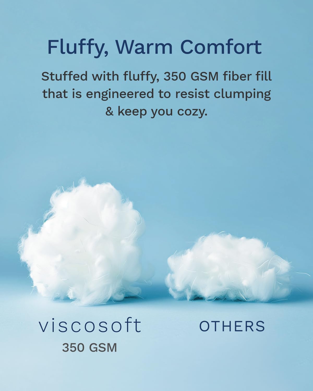 ViscoSoft Twin XL comforter shown on a dorm bed setup for small spaces