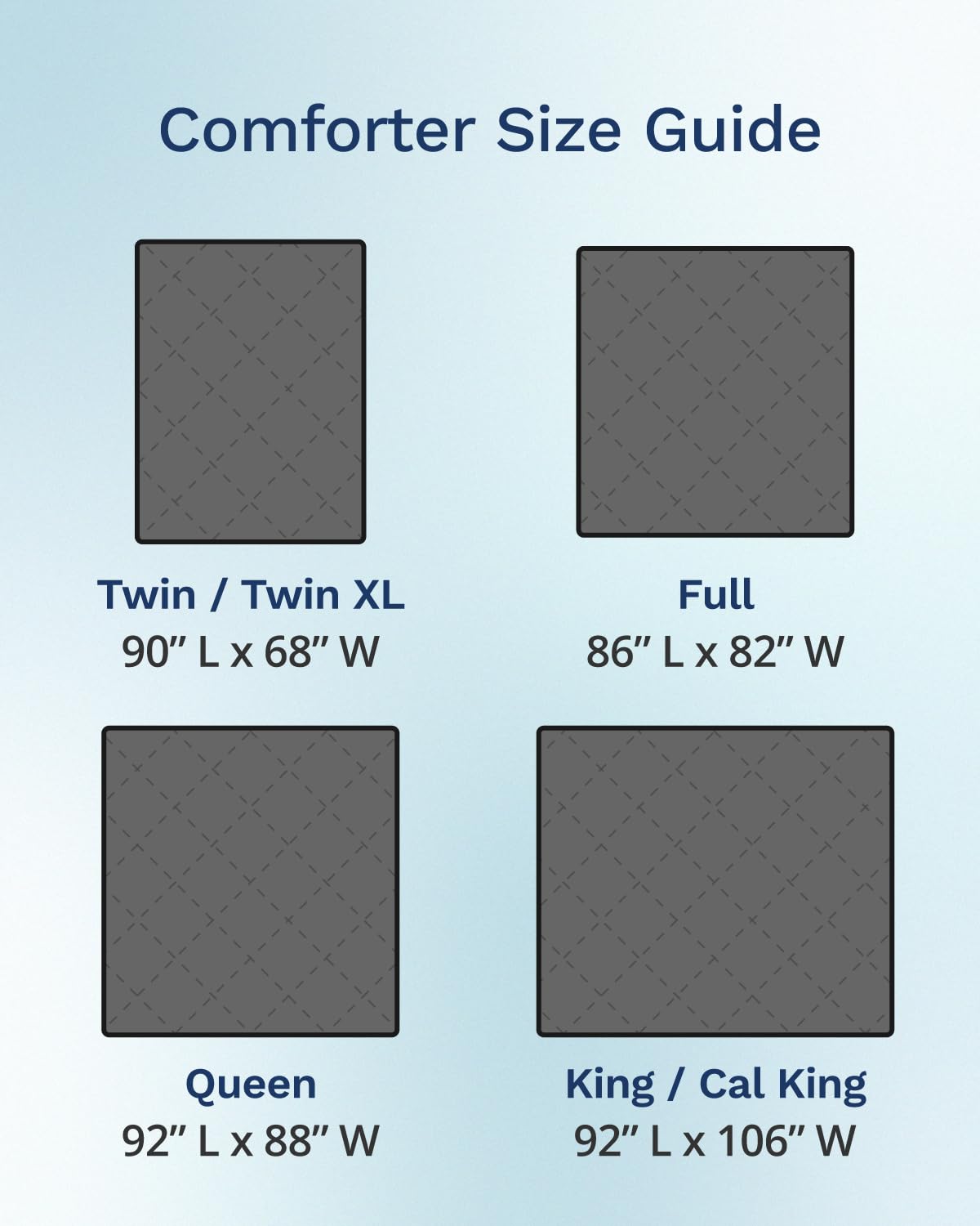 ViscoSoft Twin XL comforter with Oeko-Tex label ensuring fabric safety