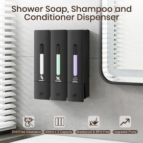 ViserVita 3-chamber dispenser pump outlet close-up showing smooth, clog-free operation.