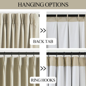 Vision Home linen-blended curtains showcase natural texture and versatile style