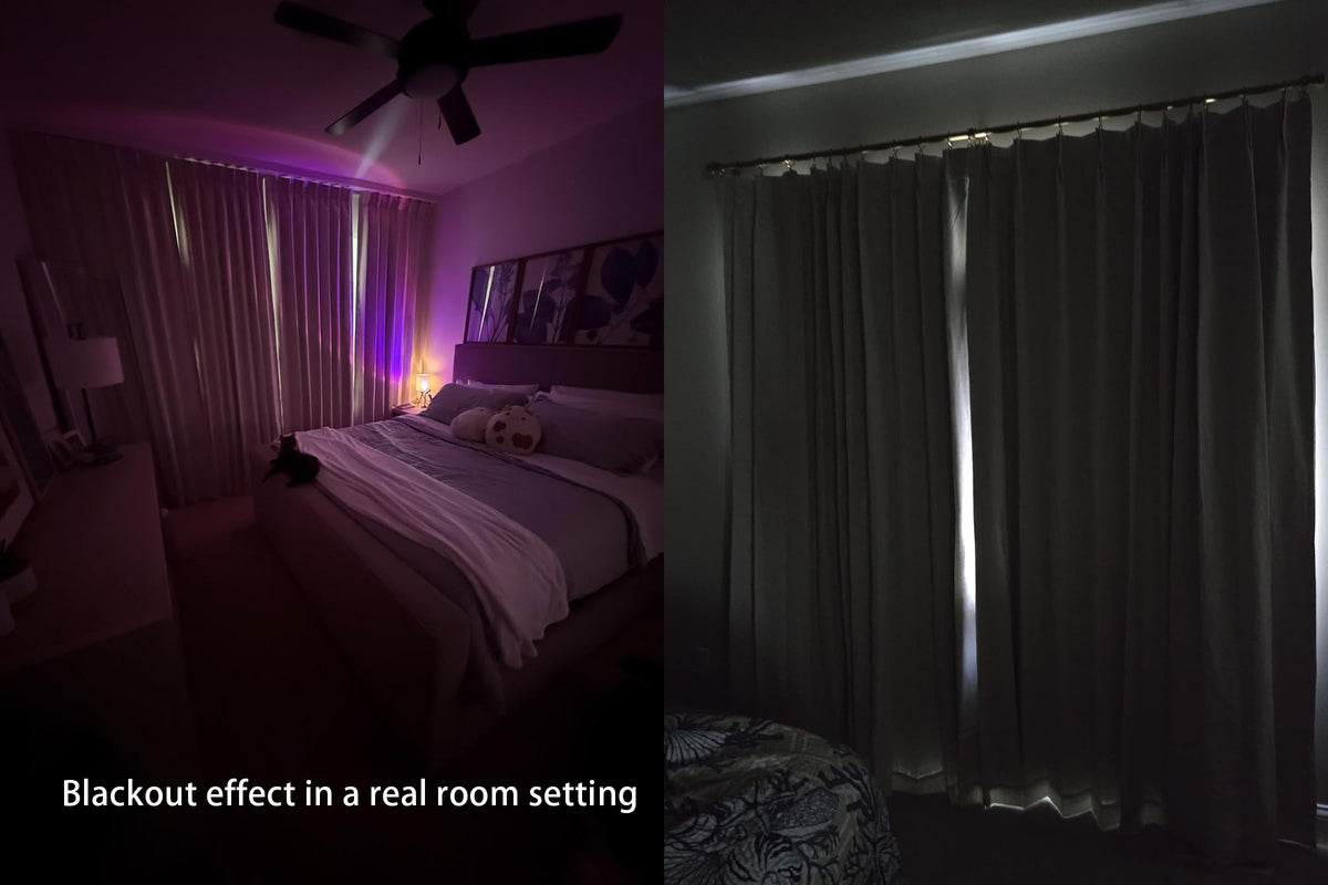 Vision Home machine washable curtains offer easy care and quick freshness