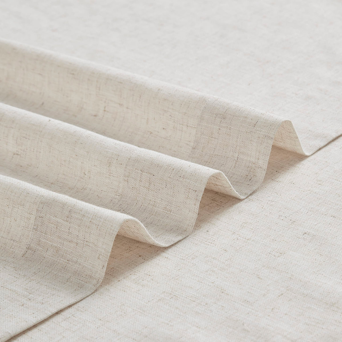 Vision Home dual-weighted bottom hem promotes stable, premium drape.