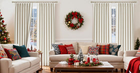 Vision Home full blackout lining blocks light and provides privacy for bedrooms and media rooms.