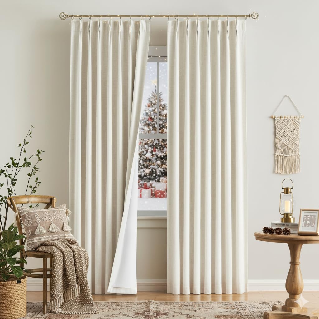 Vision Home ready-to-install curtains suit bedrooms and living rooms with versatile styling.