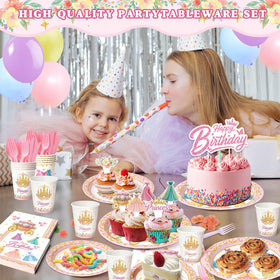 Vistico Princess cups and napkins simplify serving and cleanup.