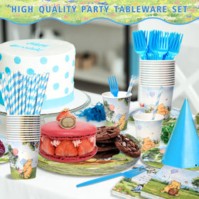 Vistico Winnie Bear tableware set, complete party kit for easy hosting