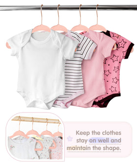 VIS'V slim 11 inch profile saves closet space and organizes infants' wardrobes.