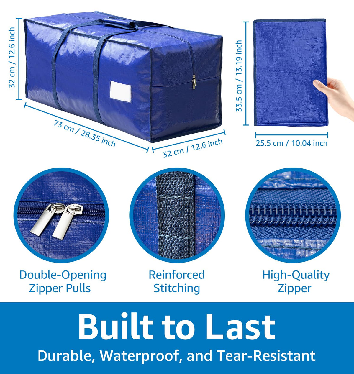 VISVEIL 65 lb capacity supports heavy items like appliances or gear.